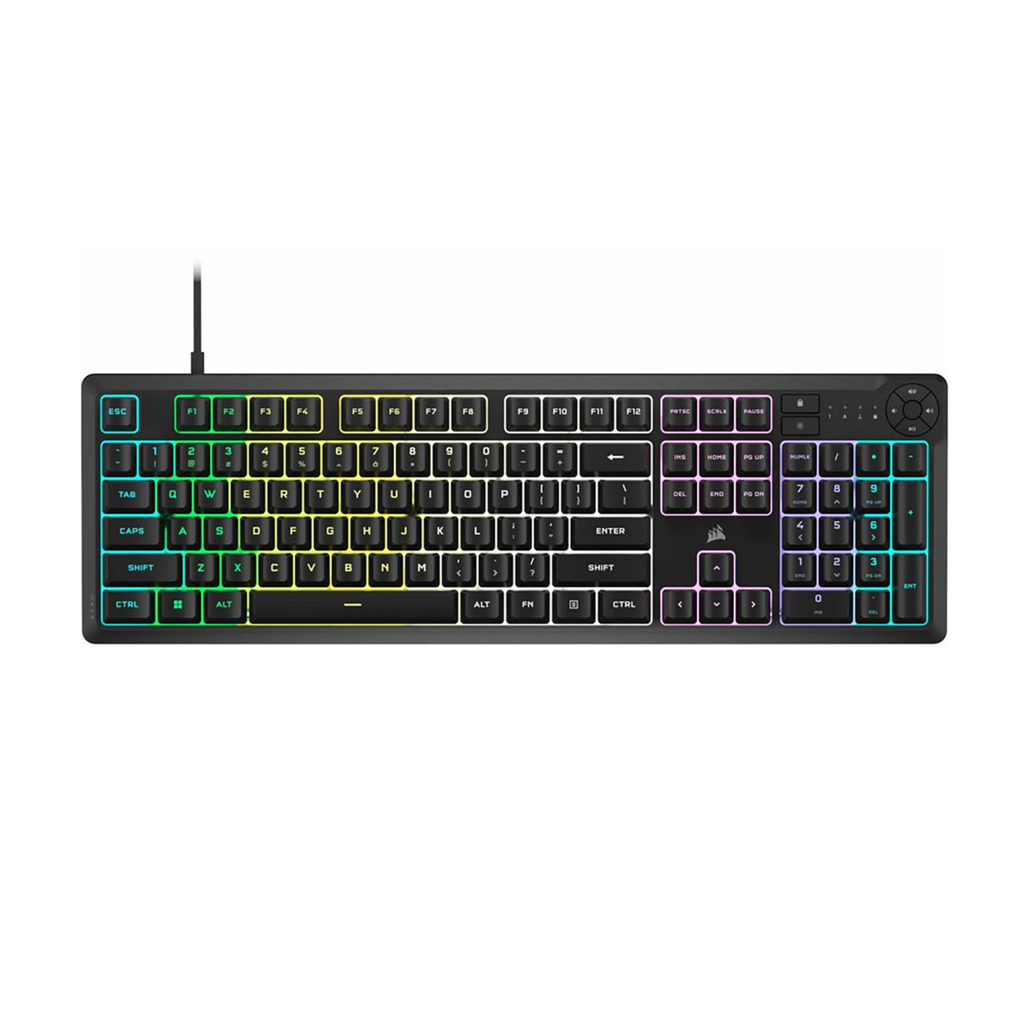slide 1 of 4, Corsair Gaming K55 Rgb Keyboard, 1 ct