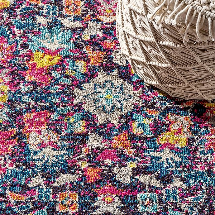 slide 5 of 8, JONATHAN Y Modern Persian Boho Floral Multicolor Runner Rug, 2 ft x 8 ft