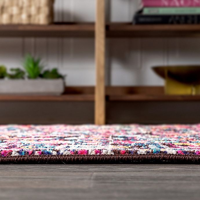 slide 8 of 8, JONATHAN Y Modern Persian Boho Floral Multicolor Runner Rug, 2 ft x 8 ft