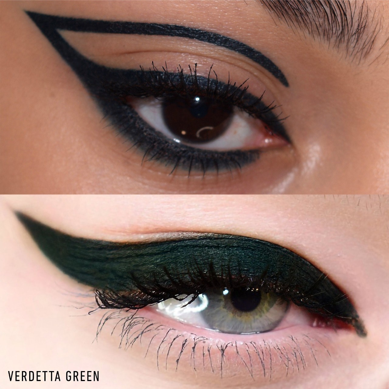 slide 2 of 6, KVD Beauty Tattoo Pencil Liner Waterproof Long-Wear Gel Eyeliner Verdetta (Viridian) Green, 