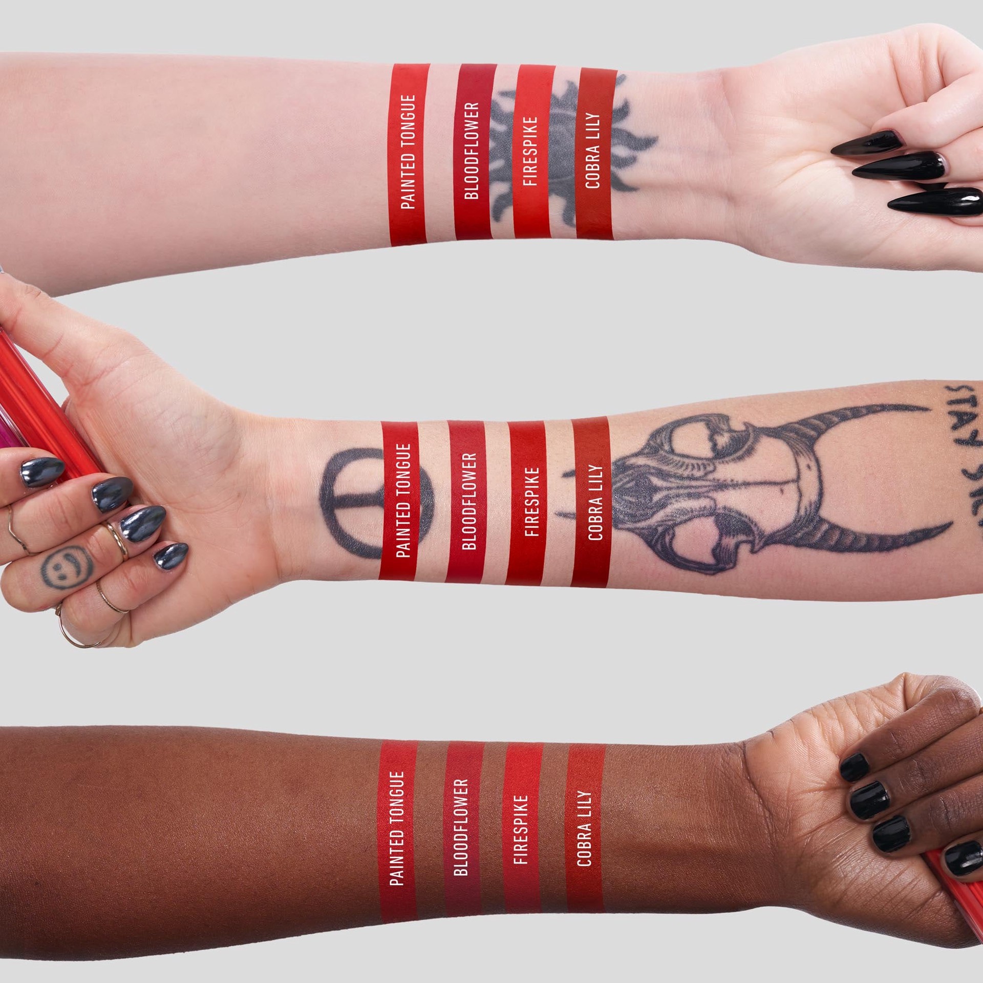 slide 6 of 6, KVD Beauty Everlasting Hyperlight Vegan Transfer-Proof Liquid Lipstick Bloodflower, 