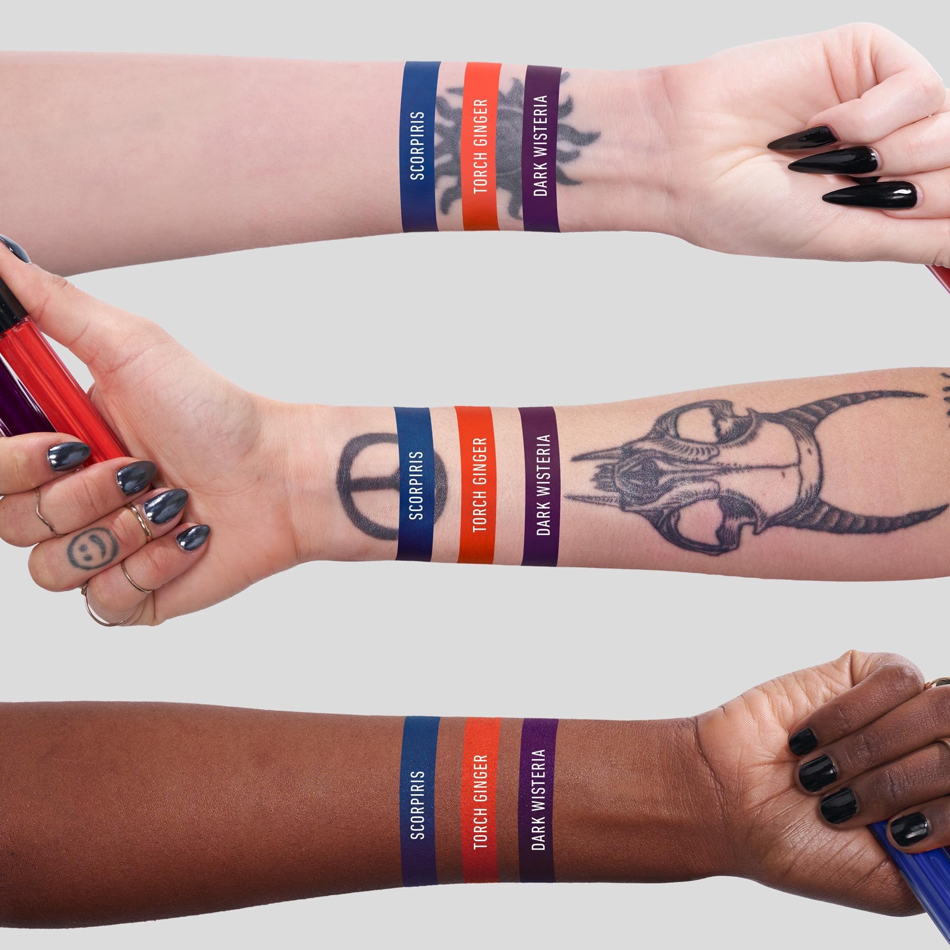 slide 3 of 5, KVD Beauty Everlasting Hyperlight Vegan Transfer-Proof Liquid Lipstick Dark Wisteria, 