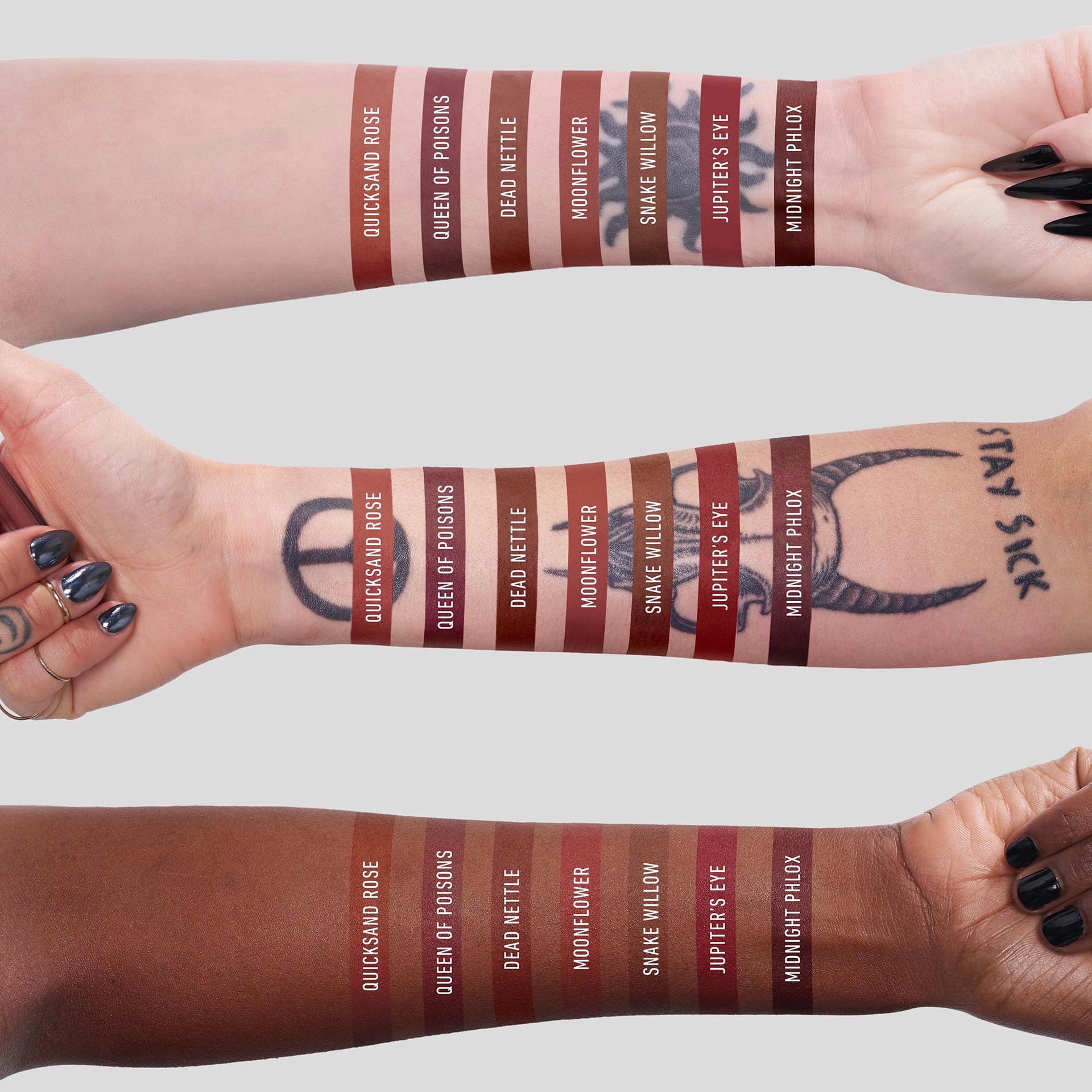 slide 2 of 4, KVD Beauty Mini Everlasting Hyperlight Vegan Transfer-Proof Liquid Lipstick Queen Of Poisons, 