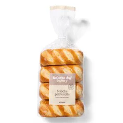 Brioche Petite Rolls - 9.88oz/8ct - Favorite Day™