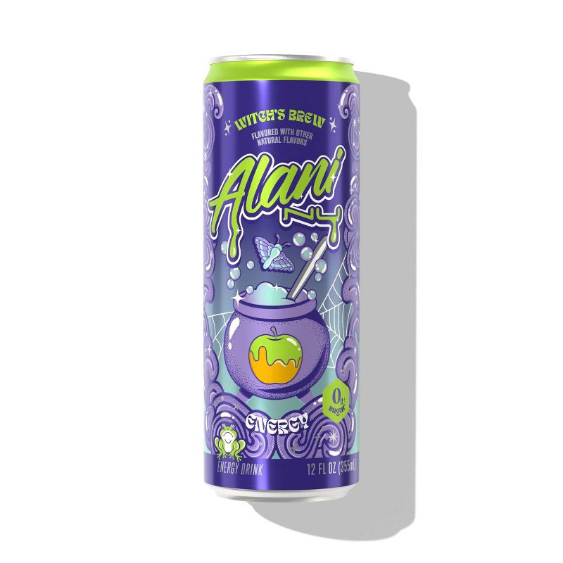 slide 1 of 4, Alani Nu Alani Witch's Brew Energy Drink - 12 fl oz Can, 12 fl oz