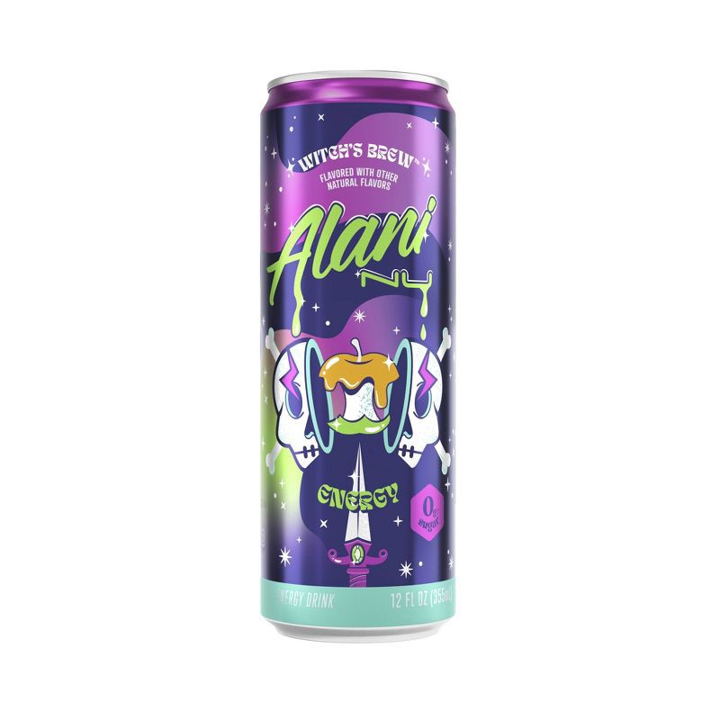 slide 1 of 4, Alani Nu Alani Witch's Brew Energy Drink - 12 fl oz Can, 12 fl oz