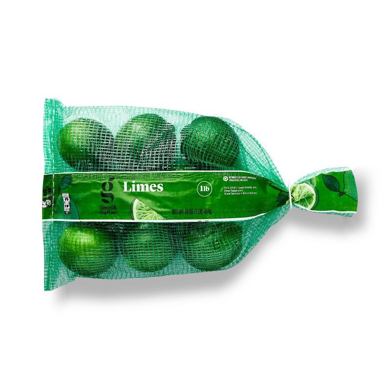slide 1 of 3, Limes - 1lb Bag - Good & Gather™, 1 lb