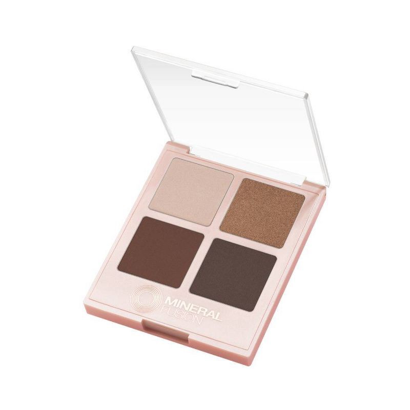 slide 8 of 12, Mineral Fusion Fade Resistant Eyeshadow Palette - Coffee Break - 0.25oz, 0.25 oz