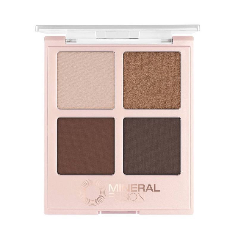 slide 1 of 12, Mineral Fusion Fade Resistant Eyeshadow Palette - Coffee Break - 0.25oz, 0.25 oz
