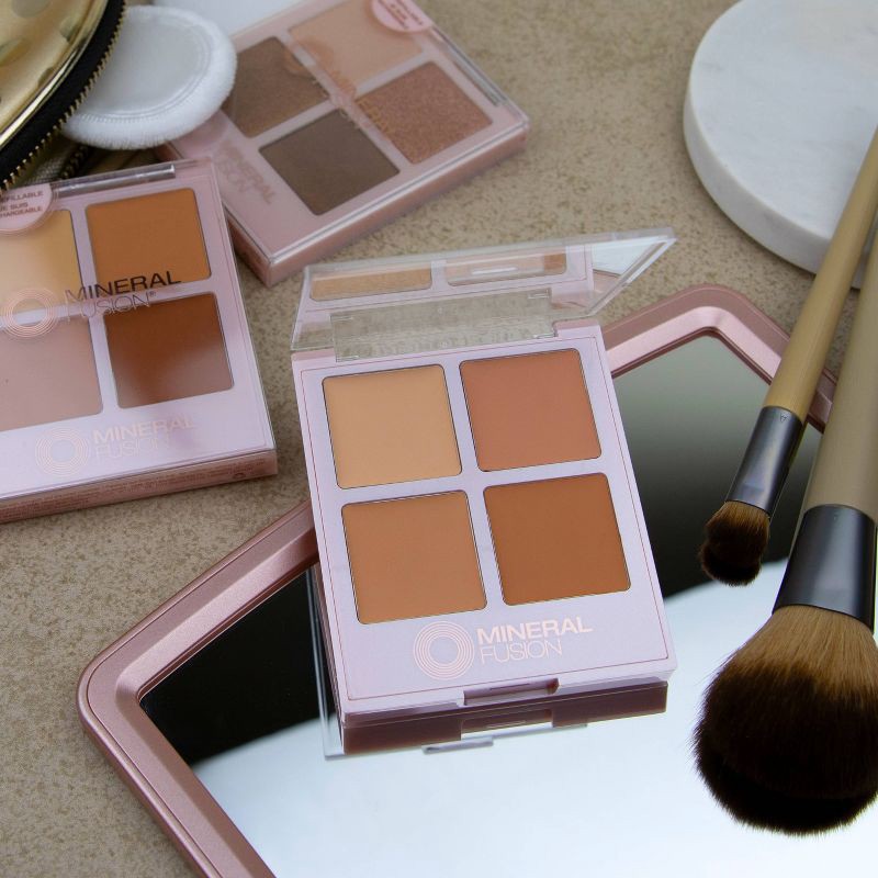 slide 4 of 6, Mineral Fusion Age-Defying Concealer Palette - Indulgence - 0.21oz, 0.21 oz