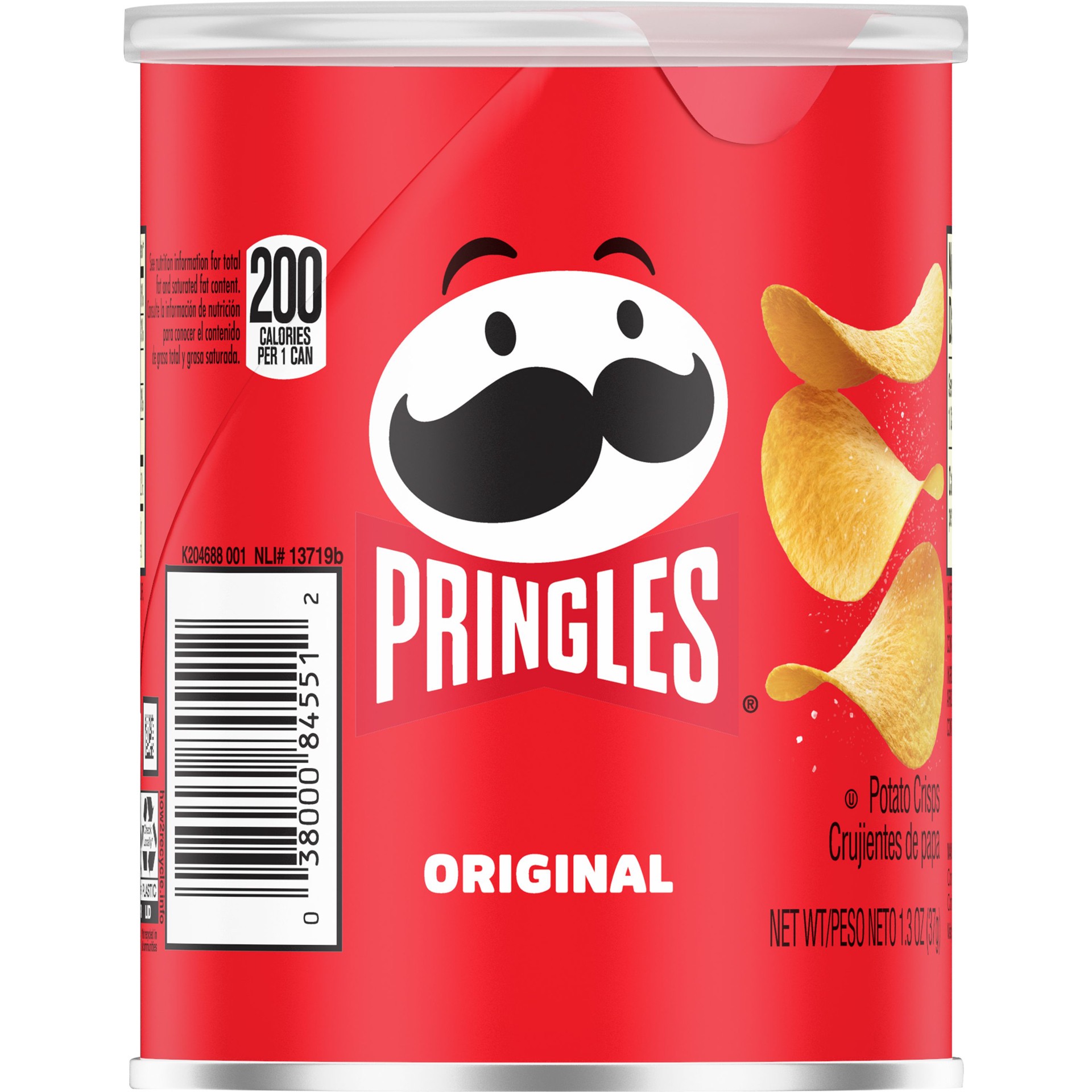 slide 3 of 5, Pringles Potato Crisps Chips, Original, 15.6 oz, 12 Count, 0.98 lb