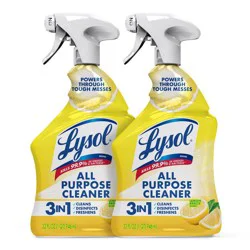 Lysol Lemon Scent All Purpose Cleaner Trigger - 32 fl oz/2ct