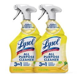 Lysol Lemon Scent All Purpose Cleaner Trigger - 32 fl oz/2ct