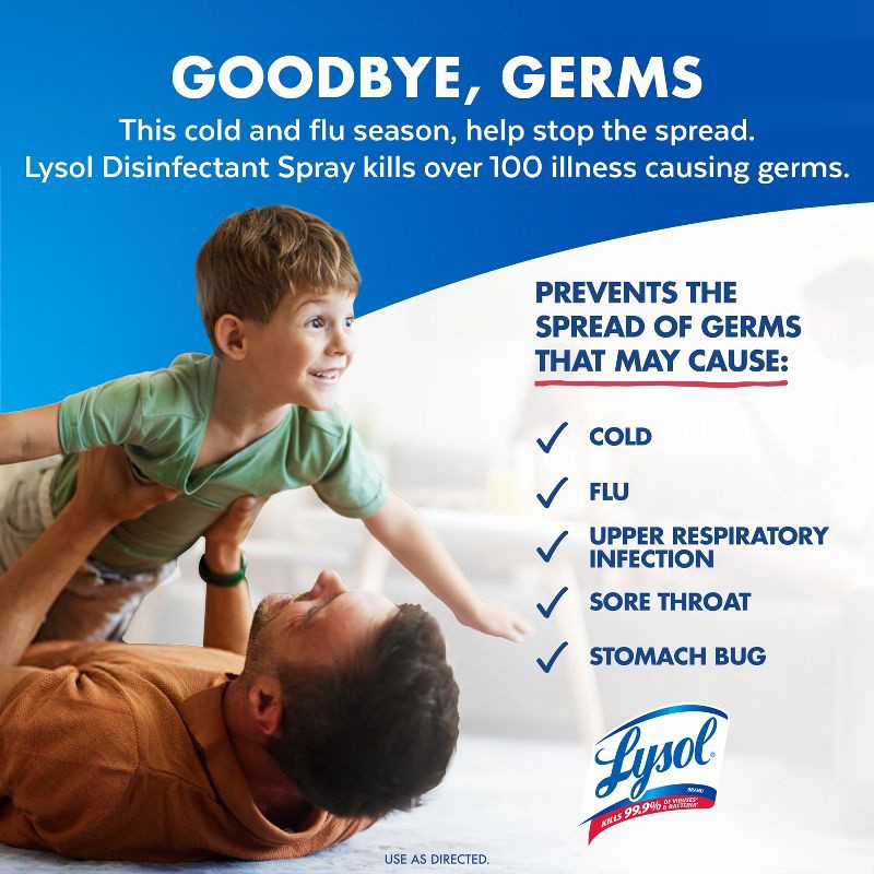slide 6 of 11, Lysol Early Morning Breeze Disinfectant Spray - 19oz/2ct, 2 ct; 19 oz