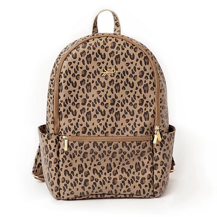 slide 1 of 3, Freshly Picked Classic City Diaper Backpack - Leopard, 1 ct