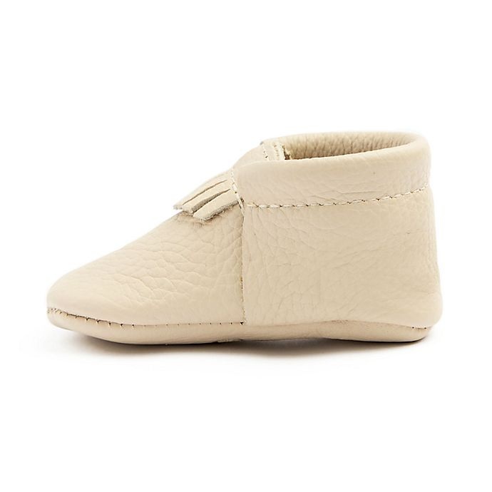 slide 3 of 3, Freshly Picked Newborn The First Pair Moccasin - Cream, 1 ct