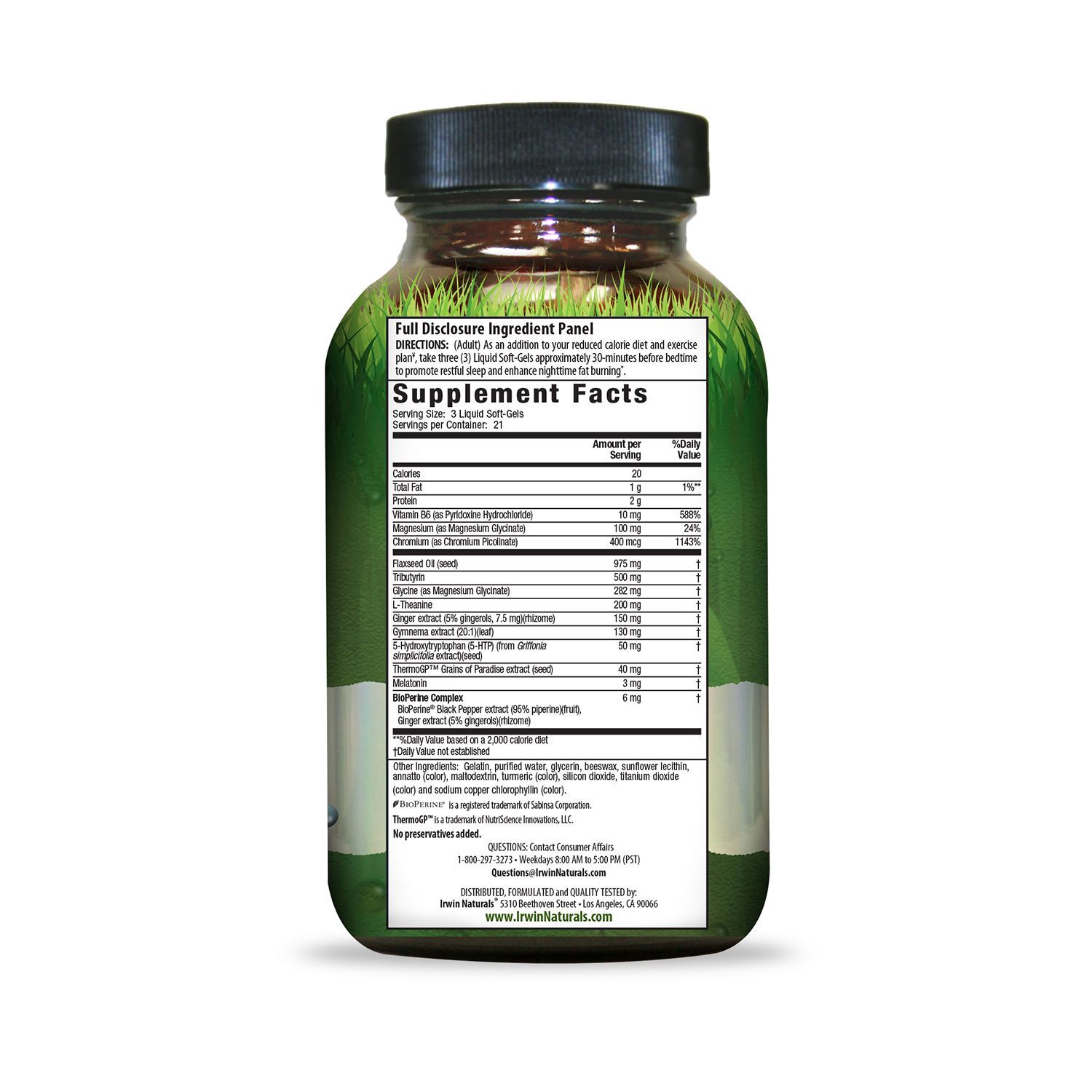 slide 3 of 3, Irwin Naturals Irwin Sleep Fit Pm Fat Burner, 63 ct