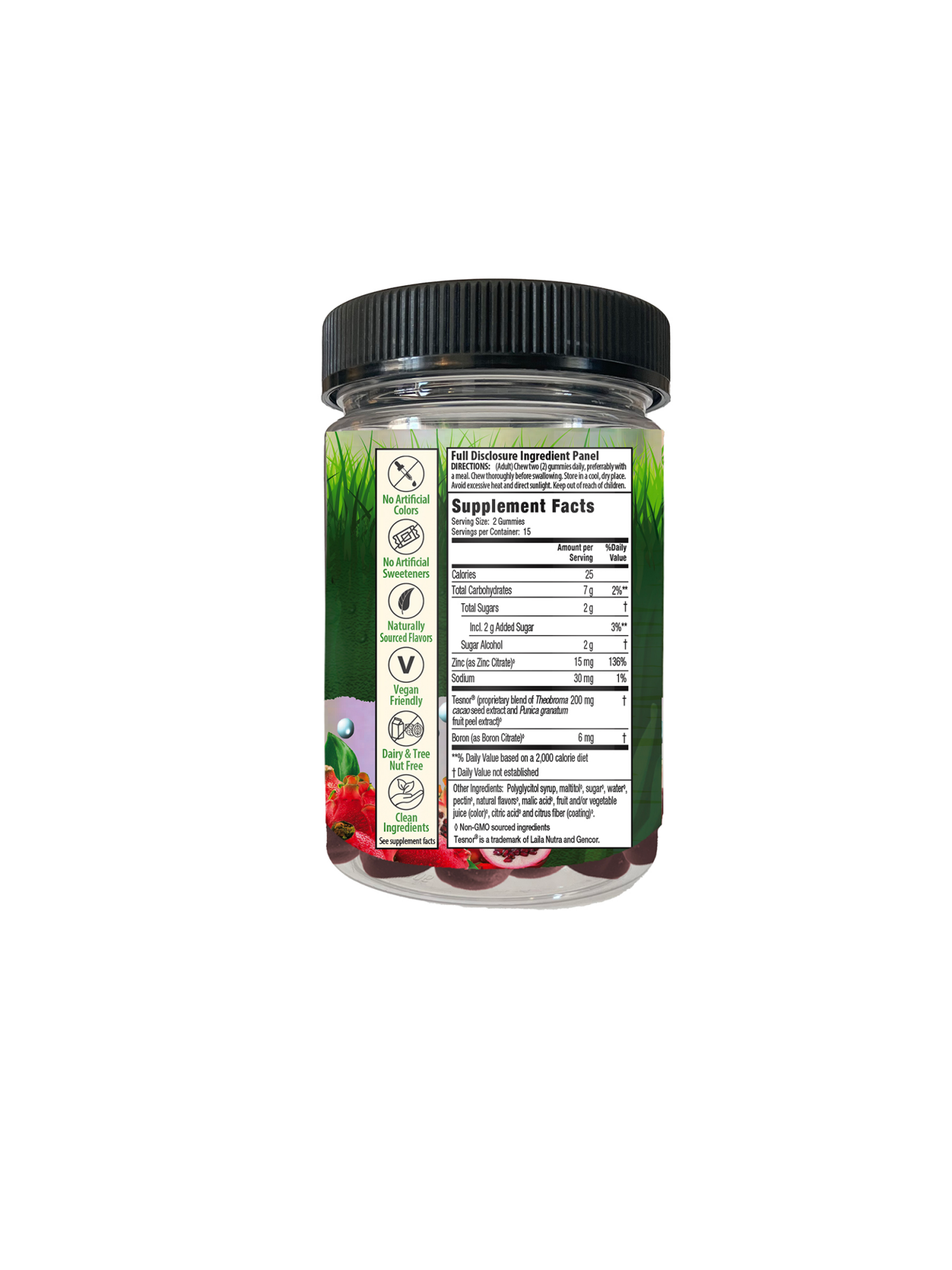 slide 2 of 3, IRWIN NATURALS Irwin Testosterone Up Peak Performance Gummies 30ct, 30 ct