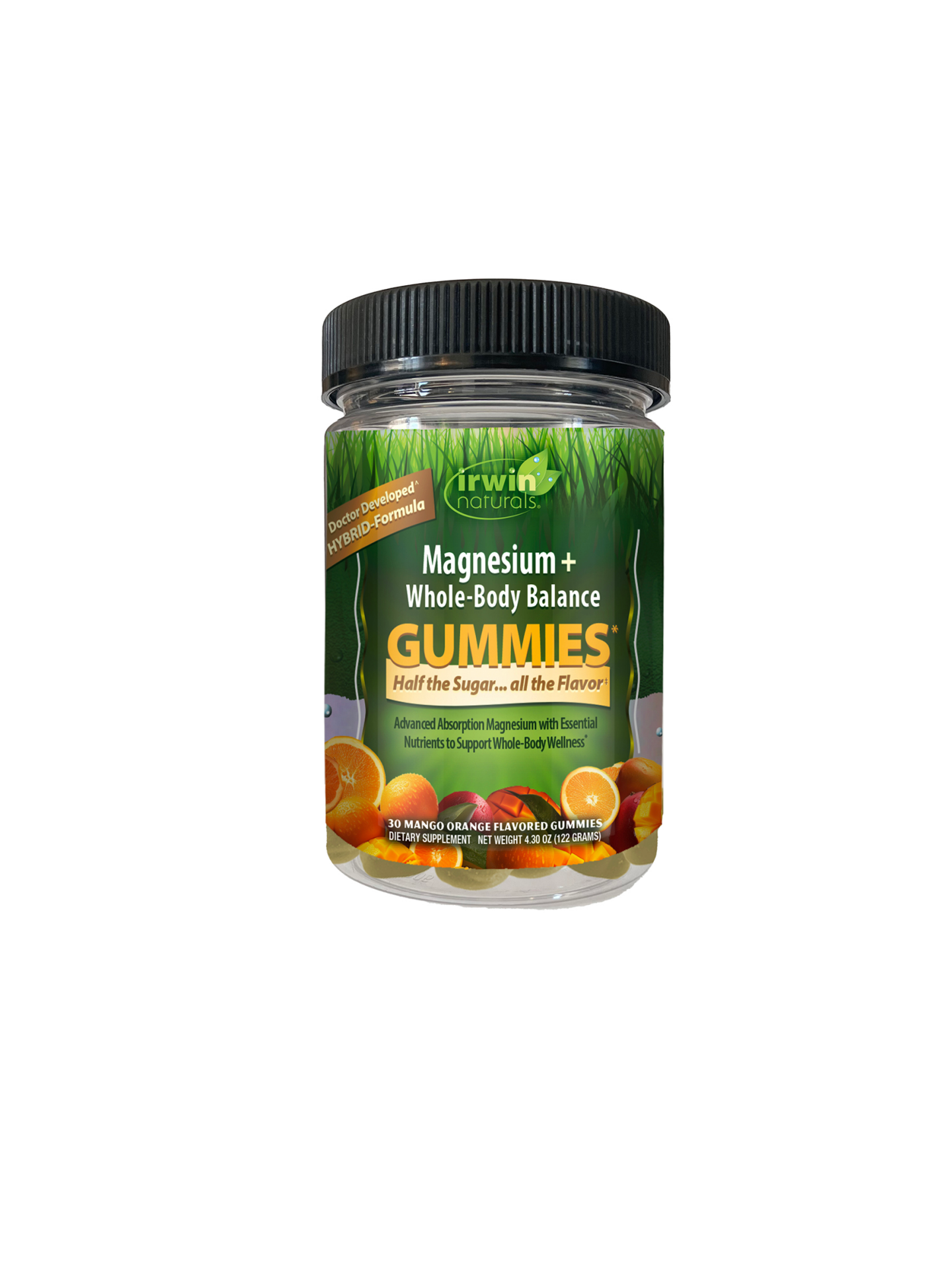 slide 1 of 3, IRWIN NATURALS Irwin Magnesium + Whole-Body Balance Gummies 30ct, 30 ct