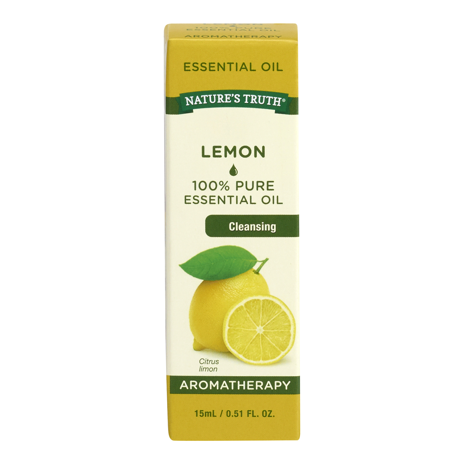 slide 1 of 3, Nature's Truth Cleansing Lemon Pure Essential Oil 0.51 fl oz, 0.51 fl oz