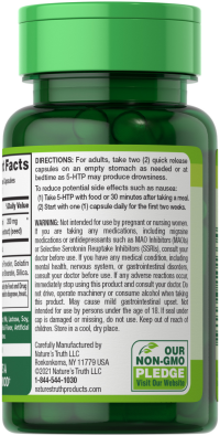 slide 4 of 13, Nature's Truth 5 HTP 200 mg, 50 ct