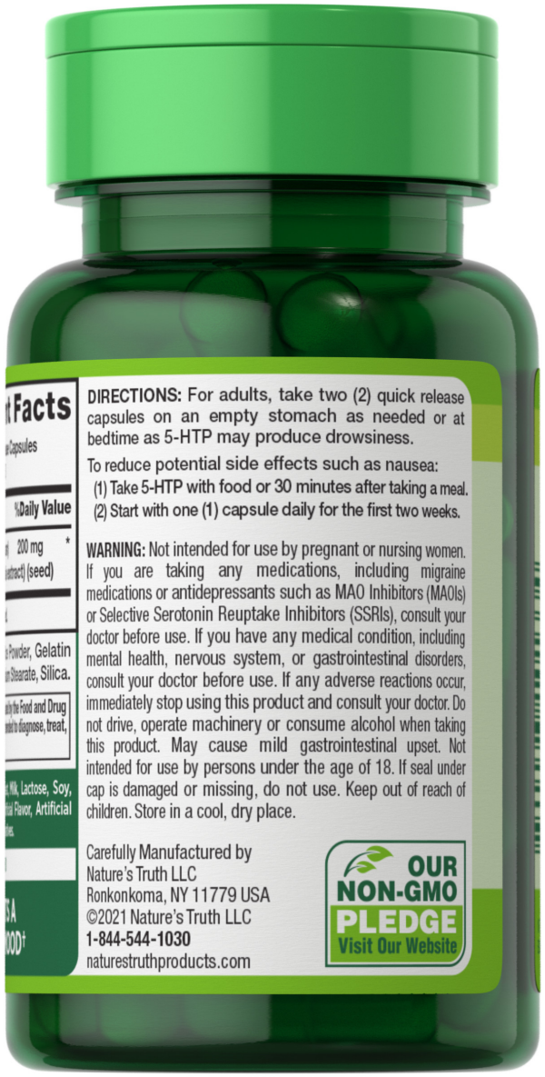 slide 7 of 13, Nature's Truth 5 HTP 200 mg, 50 ct