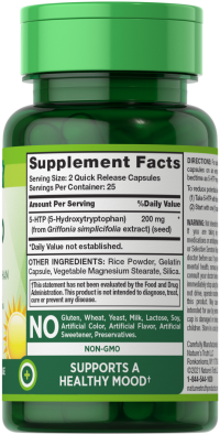 slide 13 of 13, Nature's Truth 5 HTP 200 mg, 50 ct