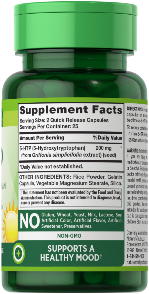 slide 6 of 13, Nature's Truth 5 HTP 200 mg, 50 ct