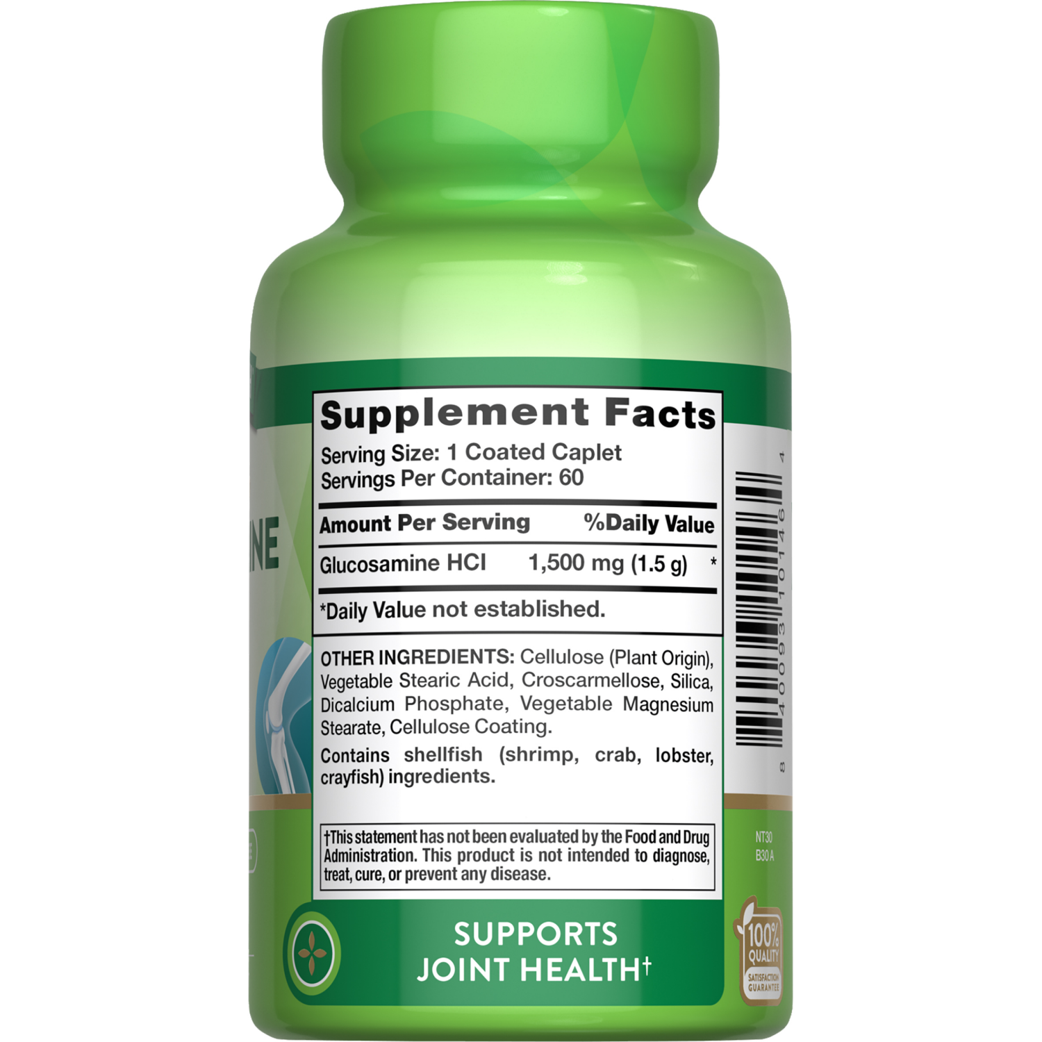 slide 4 of 4, Nature's Truth Mega Strength Glucosamine 1,500 mg, 60 ct