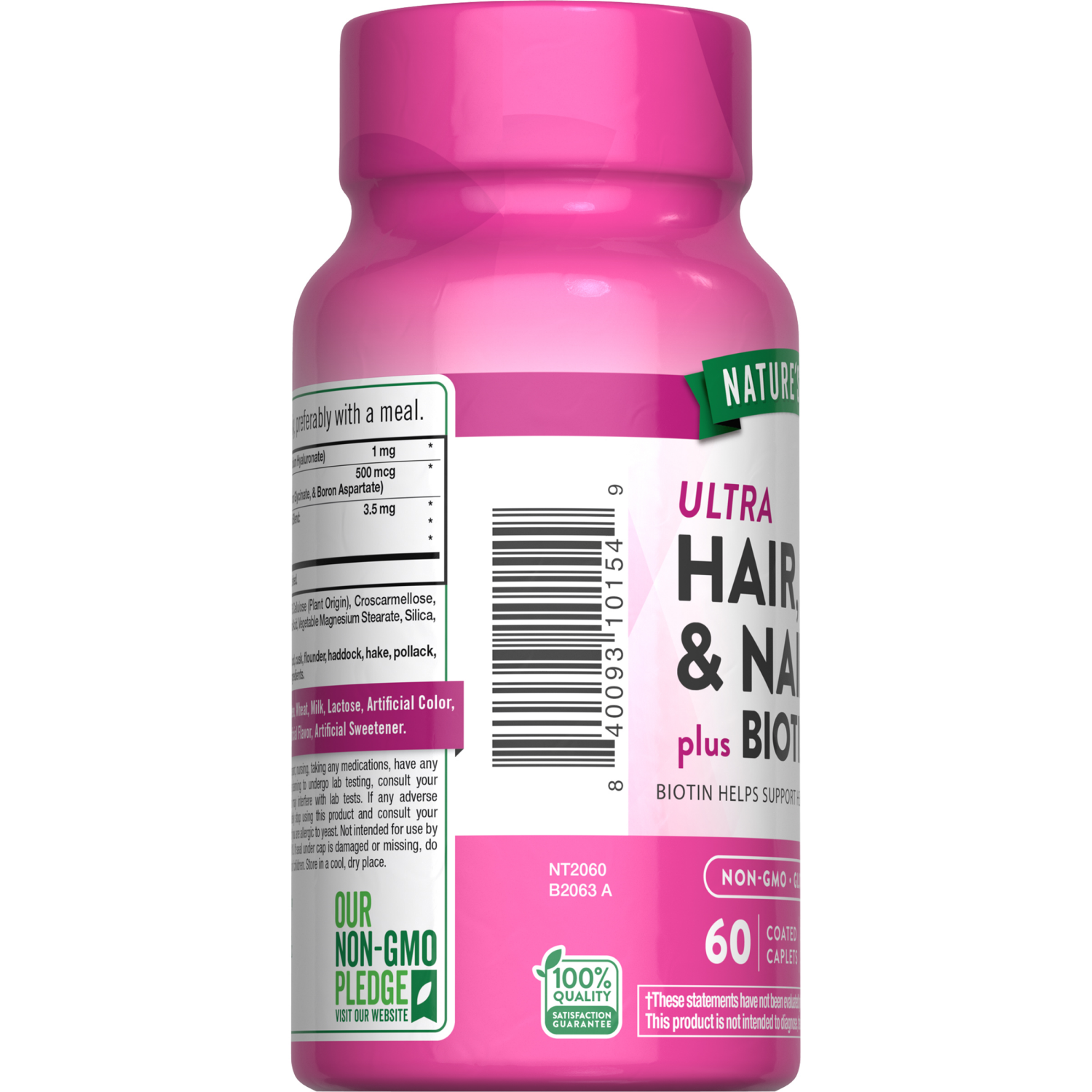 slide 3 of 4, Nature's Truth Ultra Hair, Skin & Nails* plus Biotin, 60 ct