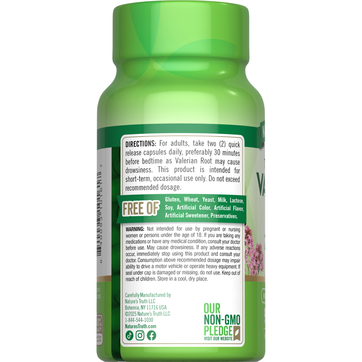 slide 2 of 4, Nature's Truth Natures Truth 1200 Mg Valerian Root, 90 ct