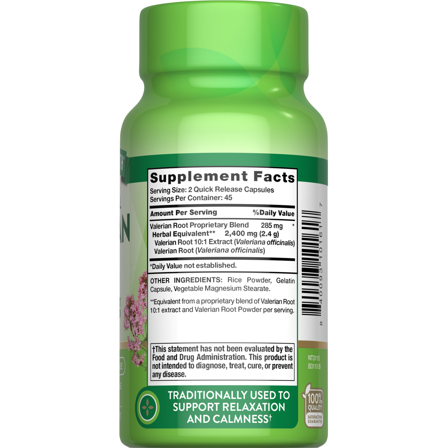 slide 4 of 4, Nature's Truth Natures Truth 1200 Mg Valerian Root, 90 ct