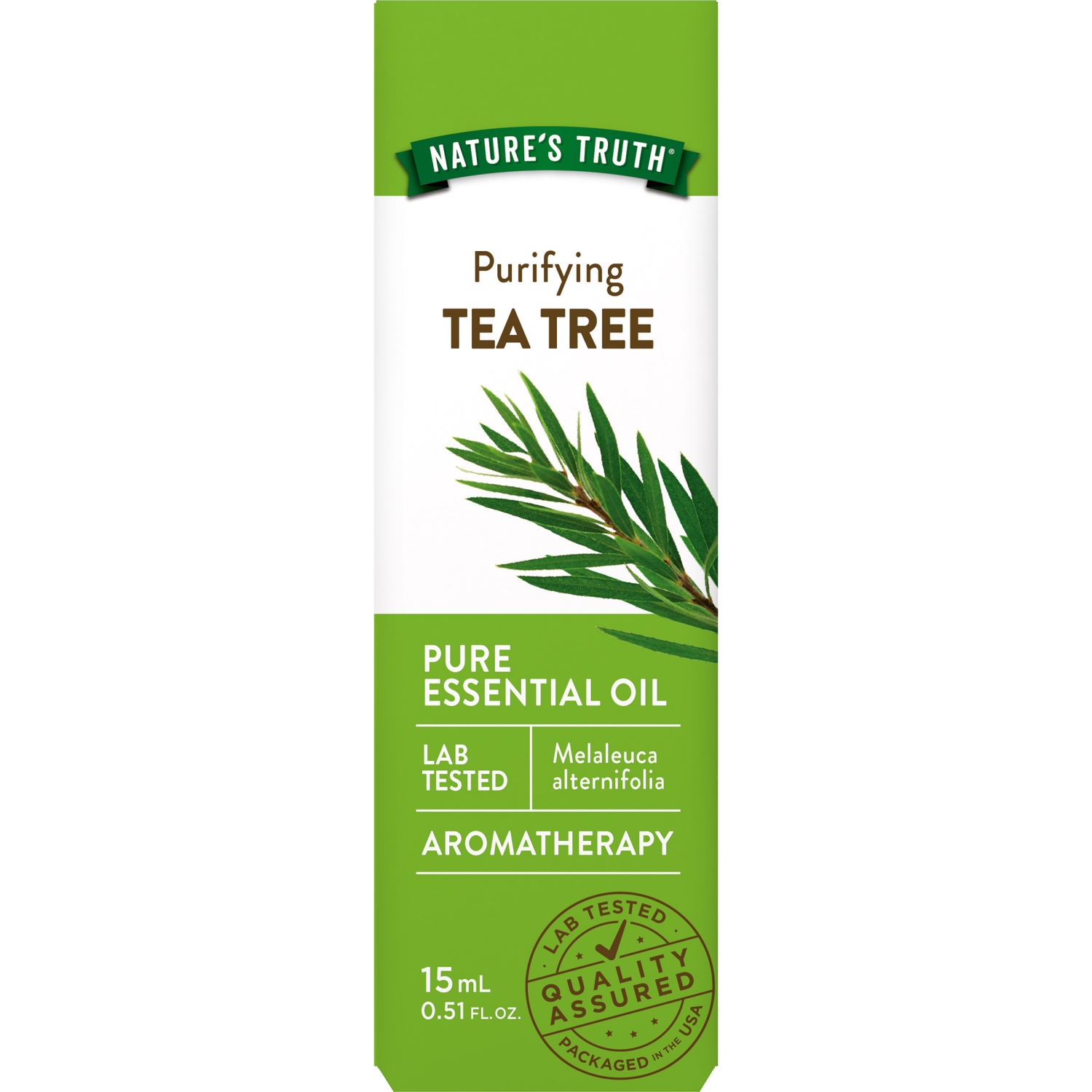 slide 1 of 6, Nature's Truth Aromatherapy Pure Tea Tree Essential Oil 0.51 fl oz, 0.51 fl oz