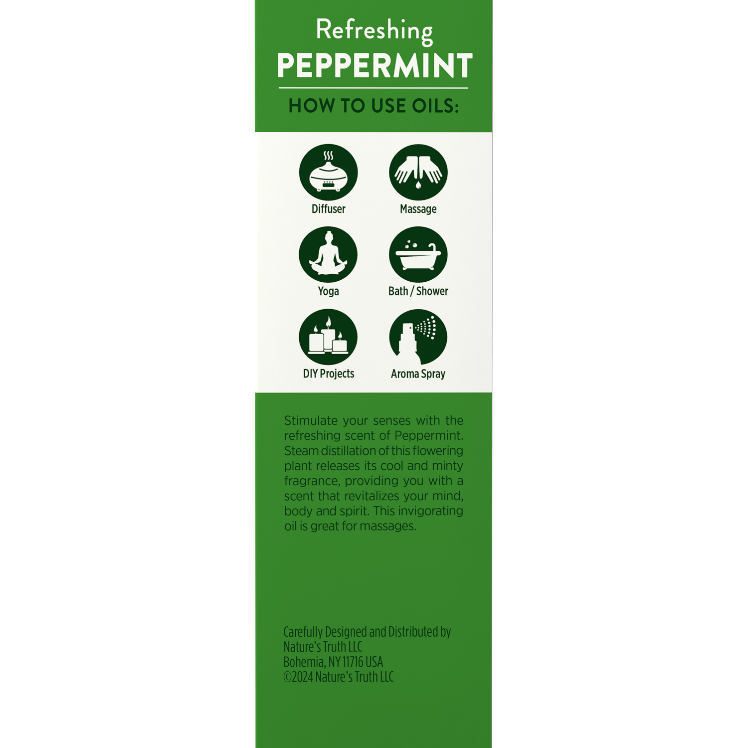 slide 2 of 4, Nature's Truth Peppermint Essential Oil, 2 oz
