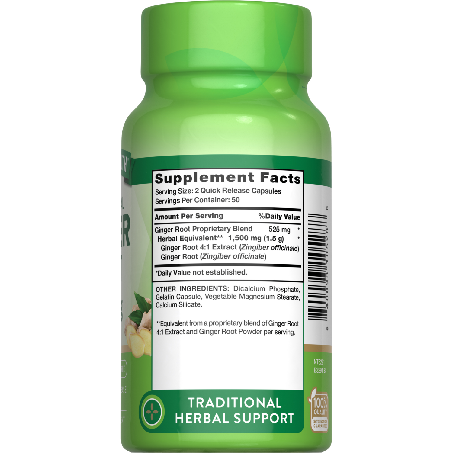 slide 3 of 3, Nature's Truth Ginger Root 1,500 mg**, 100 ct