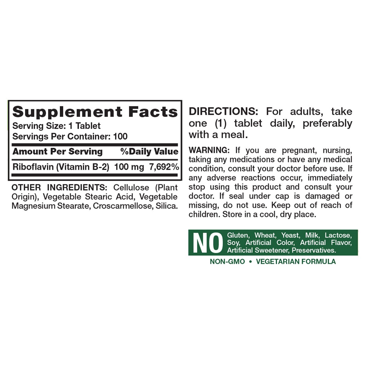 slide 2 of 2, Nature's Truth Vitamin B, 100 ct