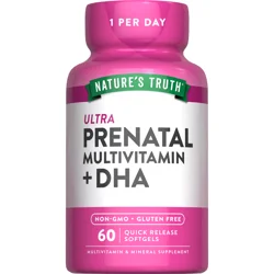 Nature's Truth Ultra Prenatal Vitamins and Minerals plus DHA