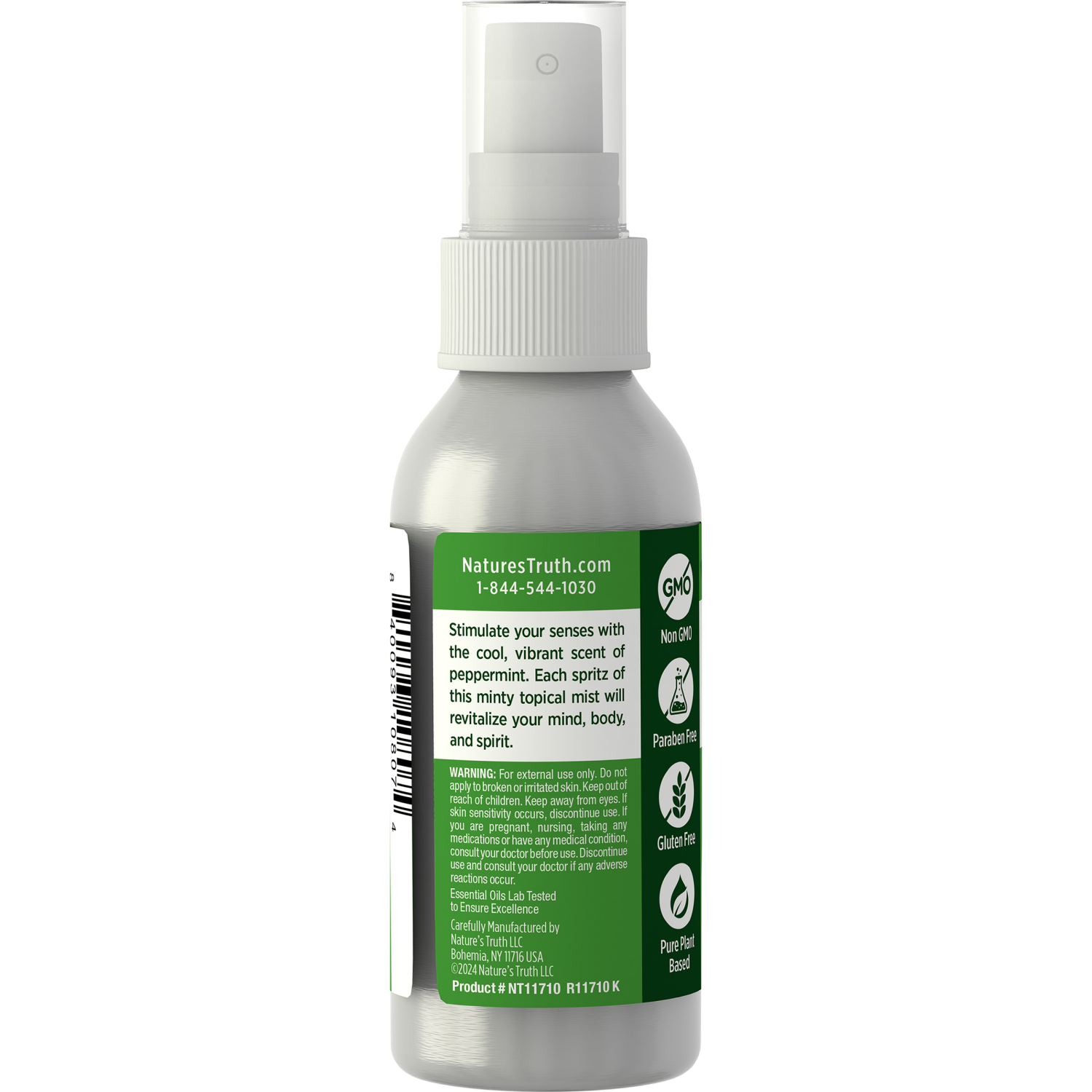 slide 3 of 3, Nature's Truth Peppermint Mist Spray - Refreshing 2.4 oz, 2.4 fl oz