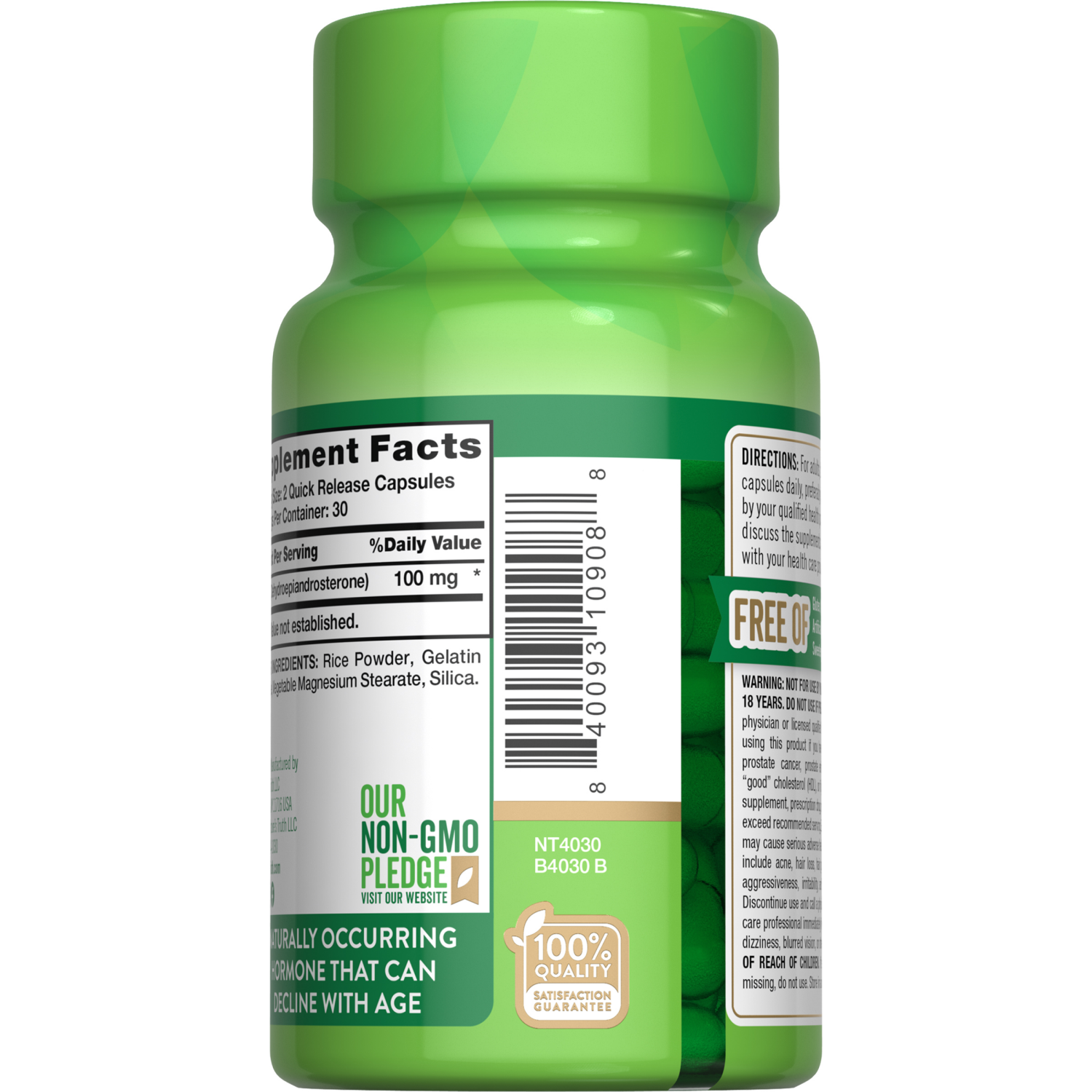 slide 3 of 4, Nature's Truth DHEA 100 mg, 60 ct