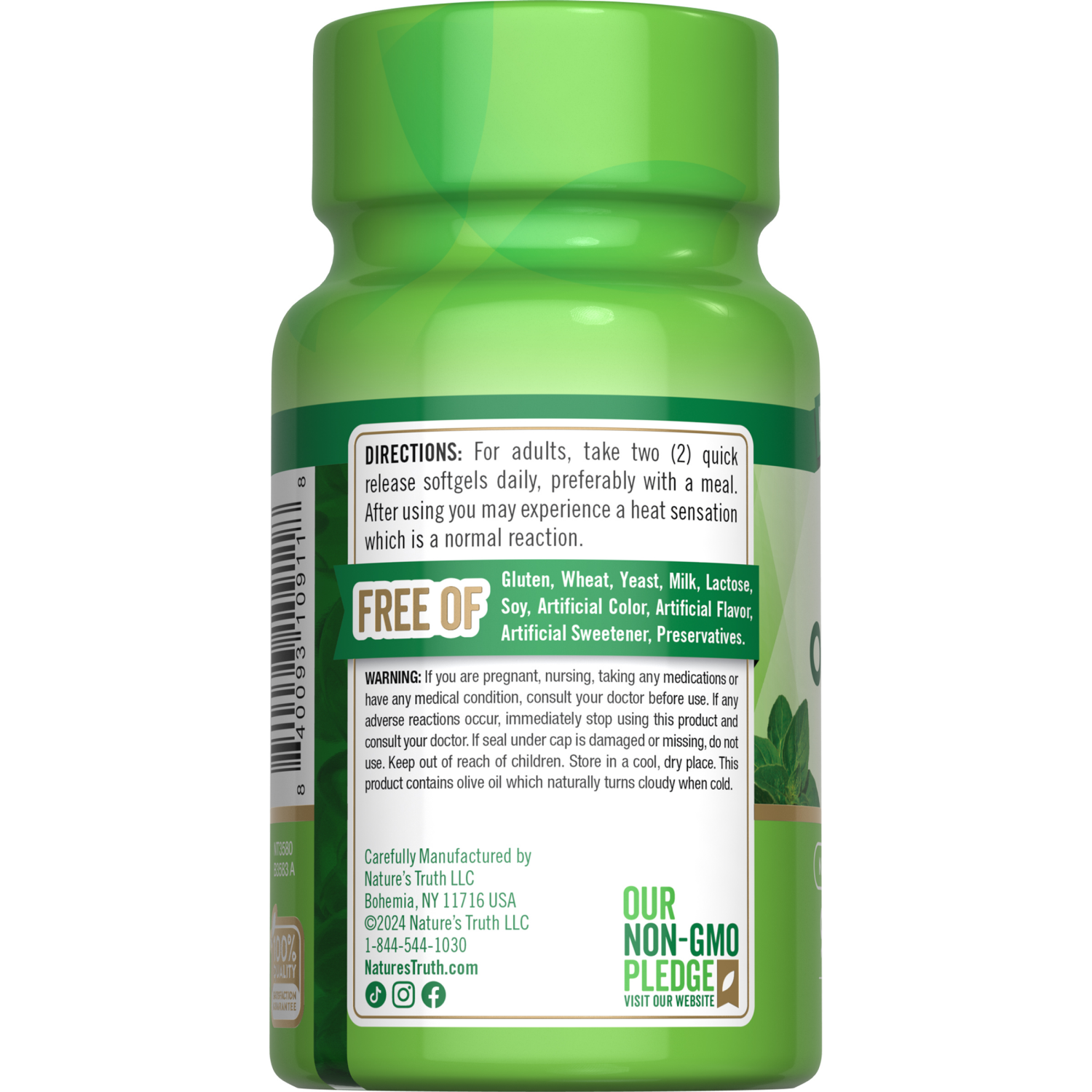 slide 2 of 4, Nature's Truth Natures Truth Oil Of Oregano 1500Mg, 90 ct