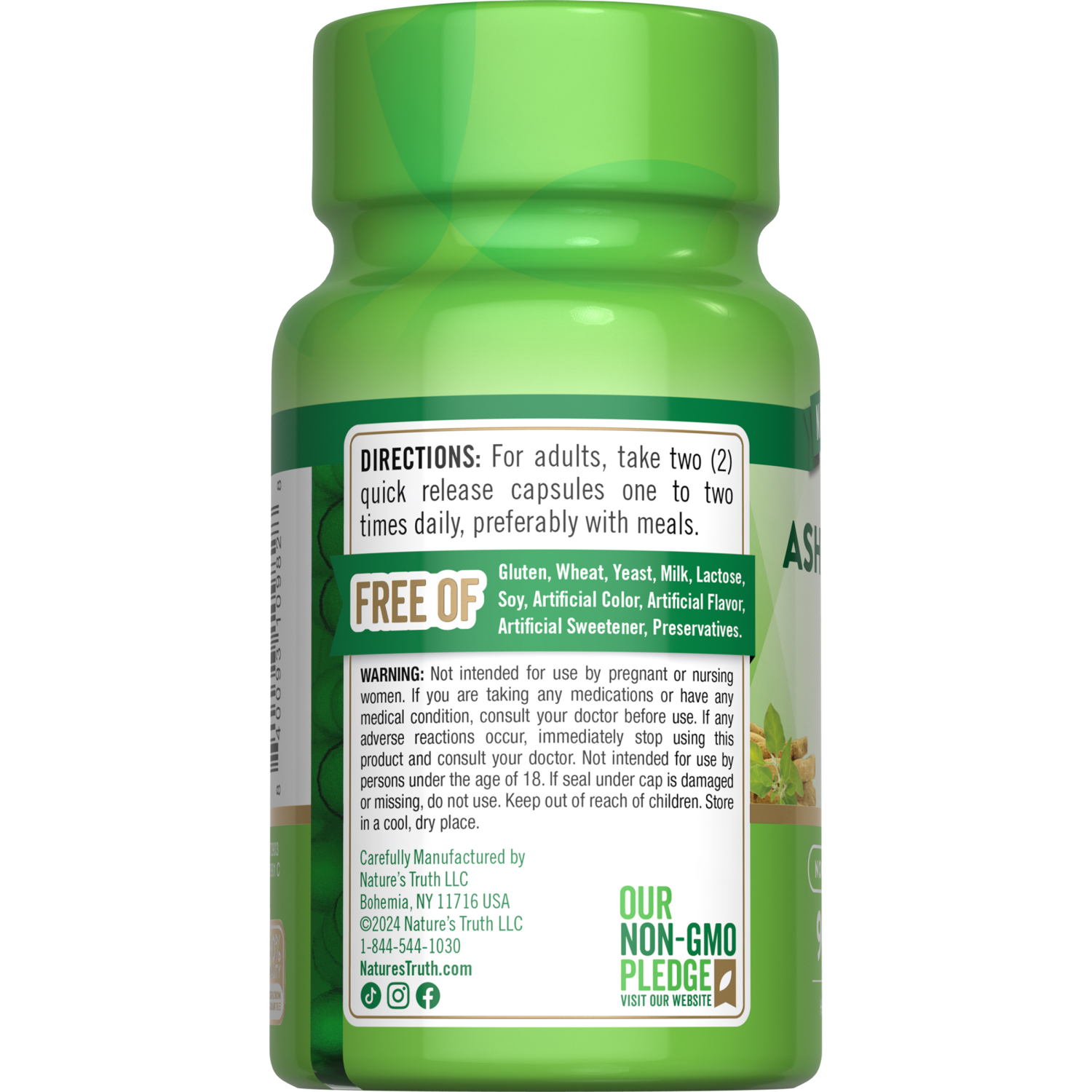 slide 2 of 4, Nature's Truth Ashwagandha Root Quick Release Caspules, 90 ct