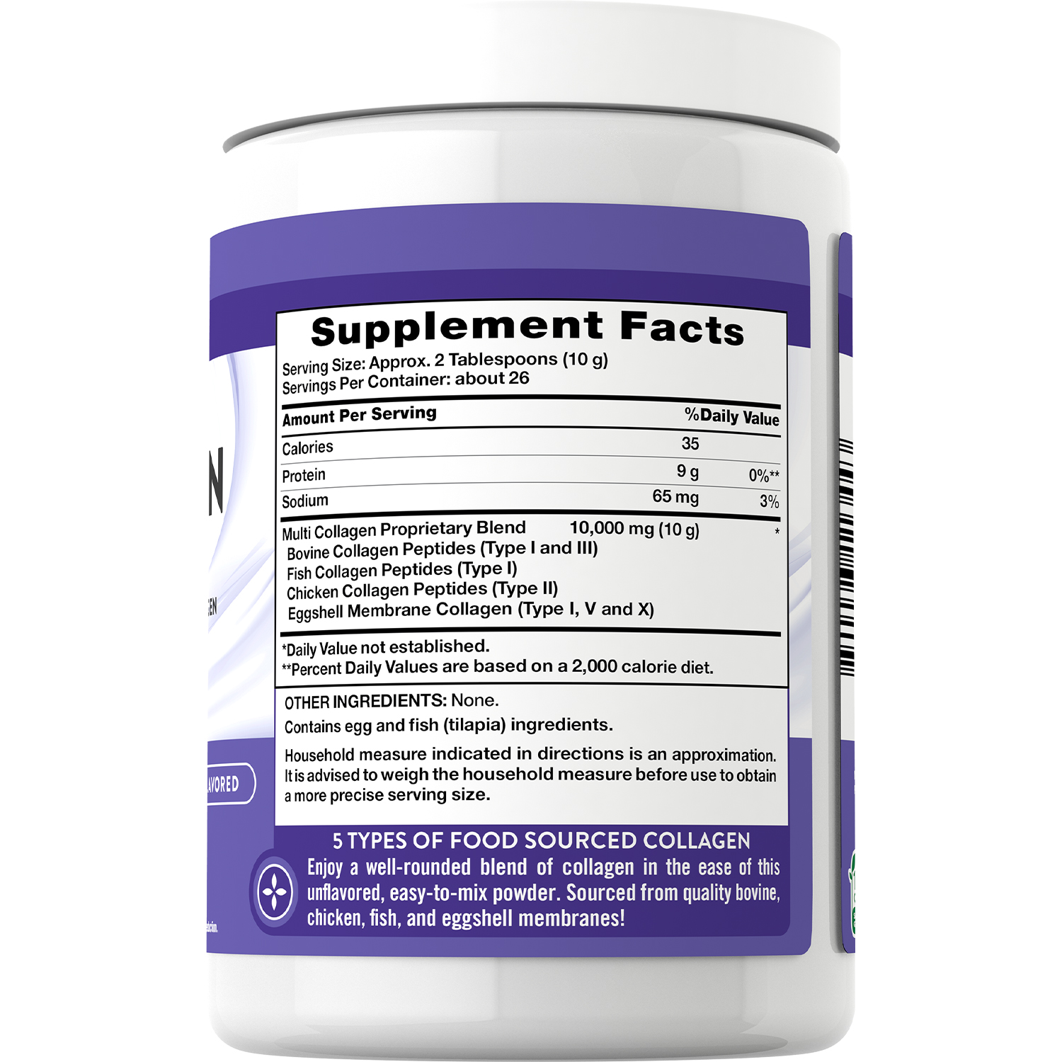 slide 4 of 4, Nature's Truth Multi Collagen Protein Complex 9oz Powder, 9 oz