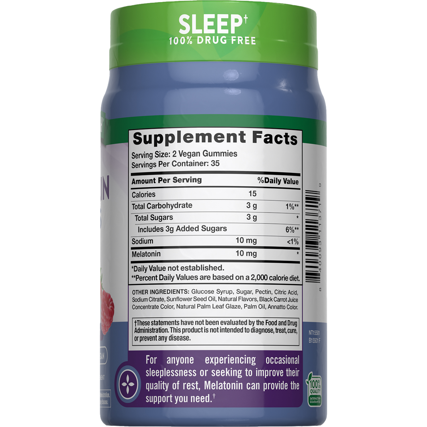slide 4 of 4, Nature's Truth Extra Strength Melatonin 10 mg Gummies, 70 ct