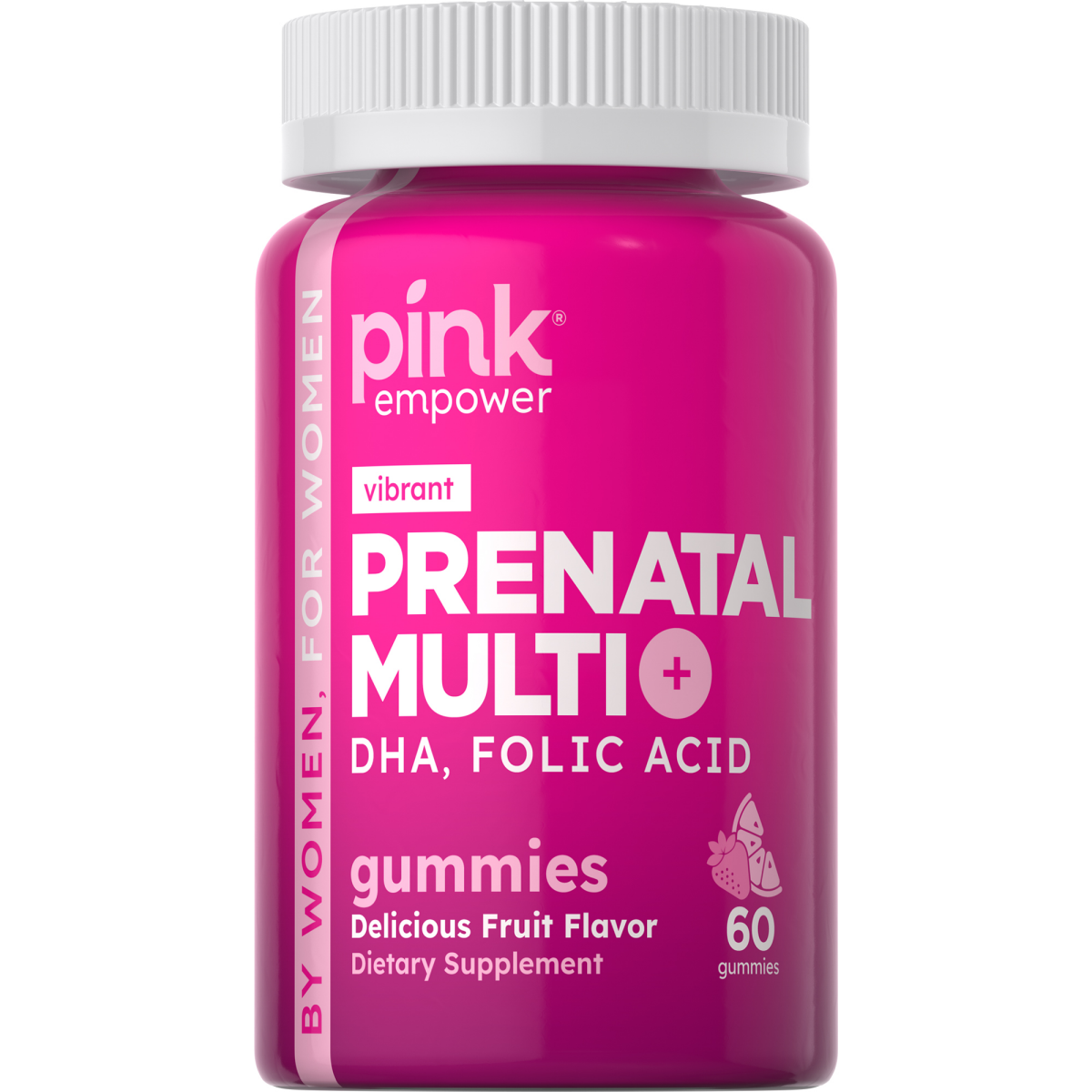 slide 1 of 13, Pink complete Prenatal w/ DHA 80mg 60 Gummies, 60 ct