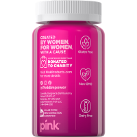 slide 7 of 13, Pink complete Prenatal w/ DHA 80mg 60 Gummies, 60 ct