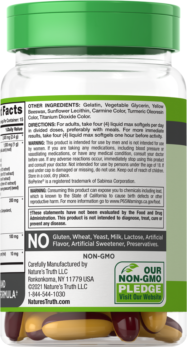 slide 11 of 13, Nature's Truth Male Performance Gold Series Testosterone Power 2-in-1 Formula for Men, 1 ct