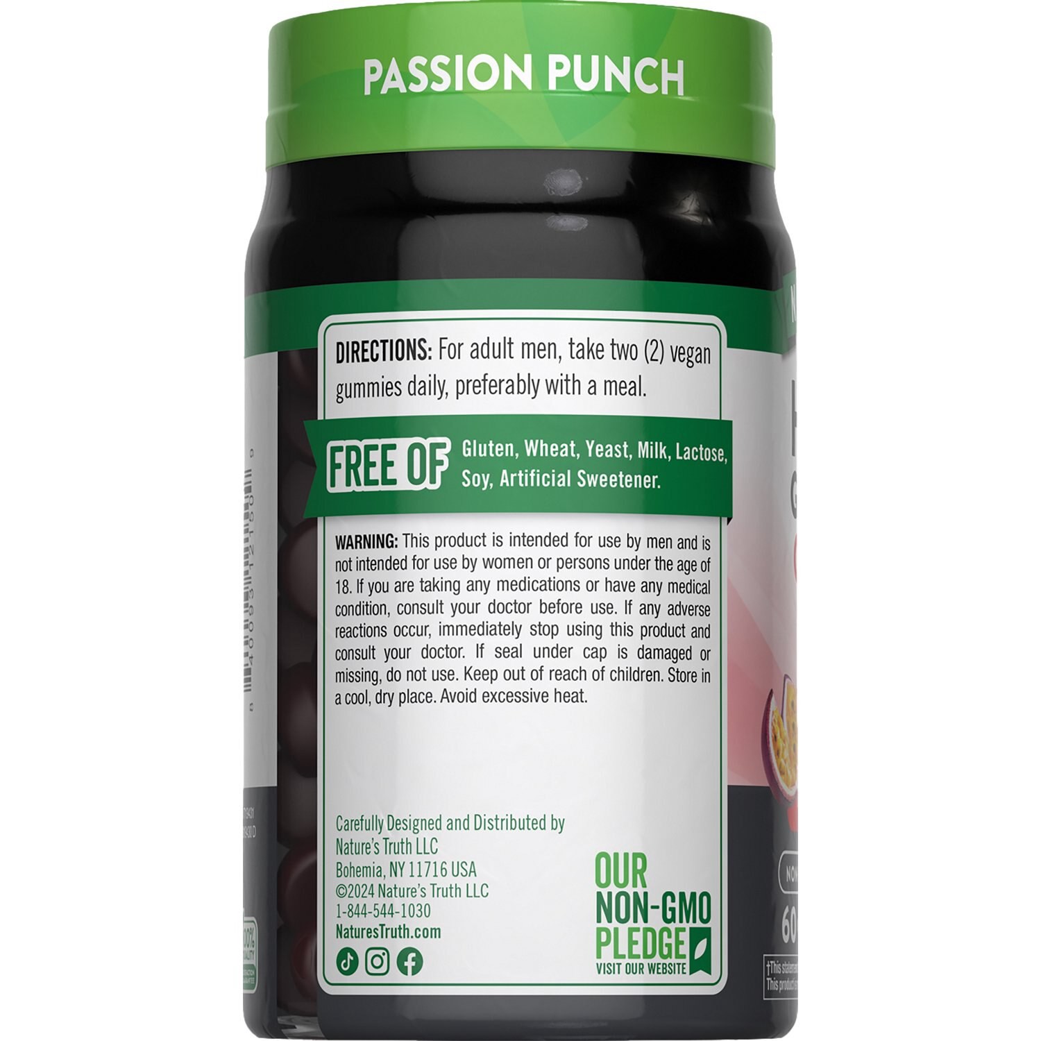 slide 2 of 2, Nature's Truth Horny Goat Weed, Vegan Gummies, Natural Passion Punch Flavor, 60 ct