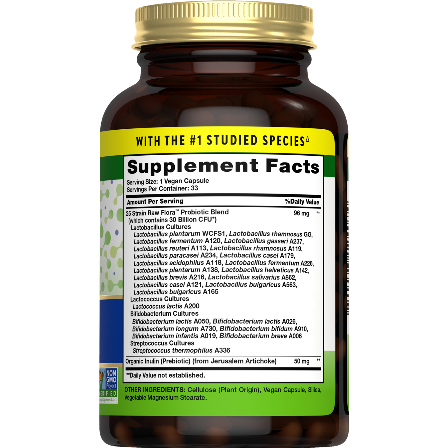 slide 3 of 3, Nature's Truth Raw Flora 30 Billion DAILY DIGESTIVE Probiotic, 33 ct