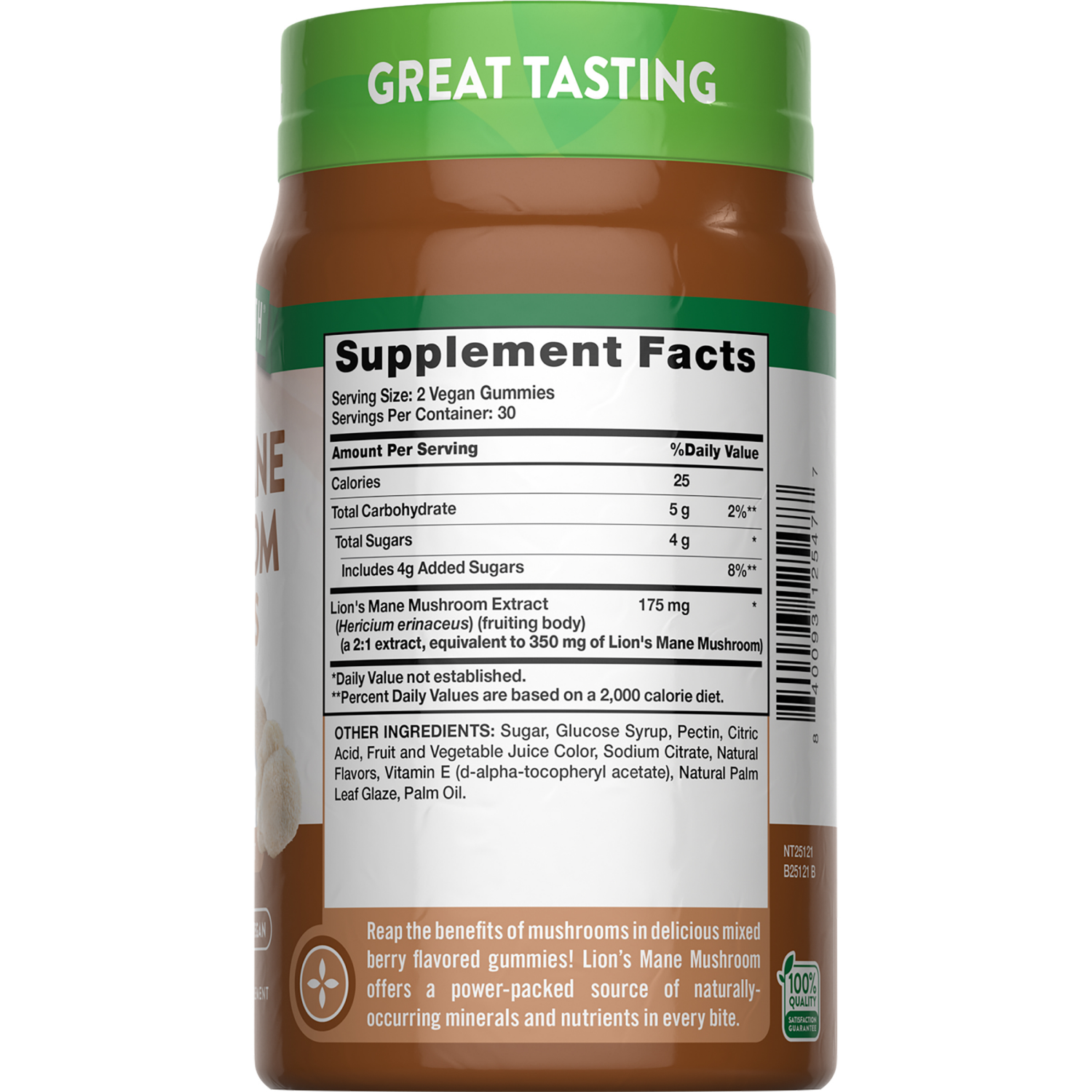 slide 2 of 4, Nature's Truth Delicious Mixed Berry Flavor Lion's Mane Mushroom 60 Gummies, 60 ct