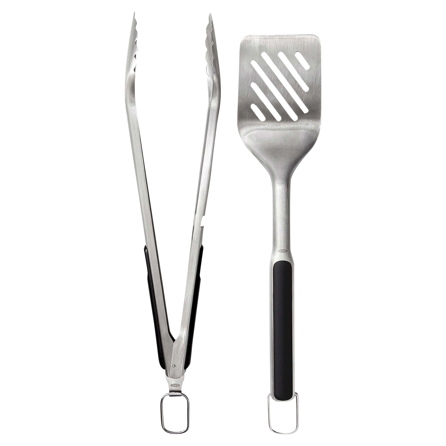 slide 1 of 1, OXO Soft Works Grilling Turner and Tongs Set 1 ea, 1 ct